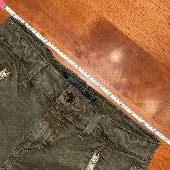 Joe’s Jeans Olive Green Skinny Ankle Jeans - Picture 9 of 11
